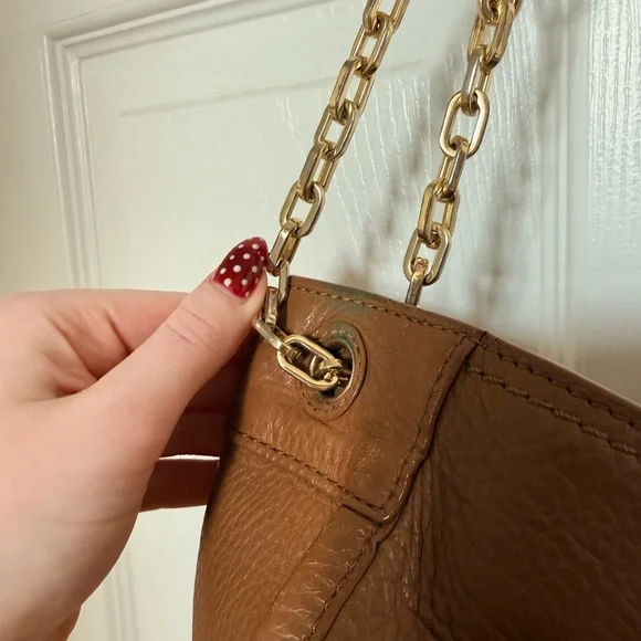 Tory Burch Tan Leather Shoulder Bag Set - Picture 4 of 11